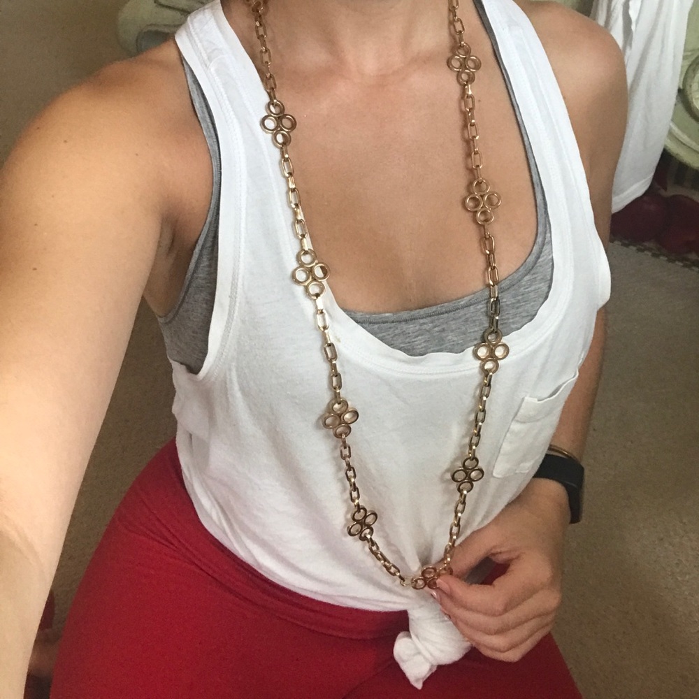 Authentic Tory Burch long necklace