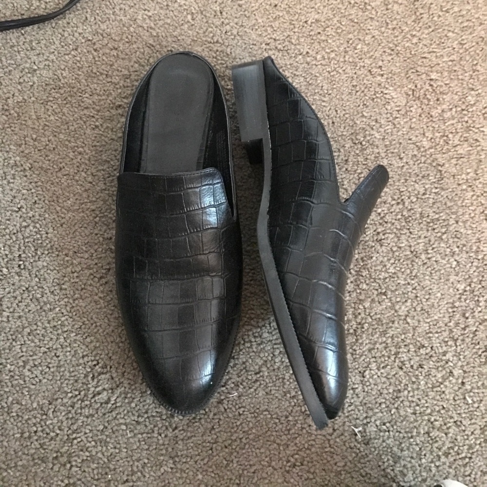 crocodile slip on loafers