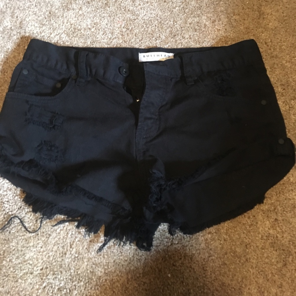 Black pair of shorts