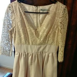 Cream/Ivory Cocktail Dress