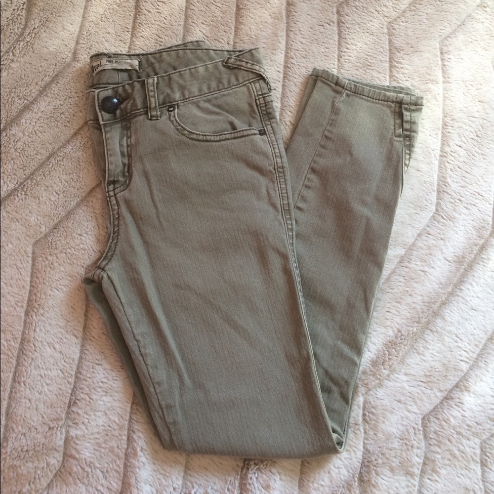 Free People skinny ankle jeans