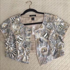 NWT WHBM Cap-sleeve Bolero Jacket