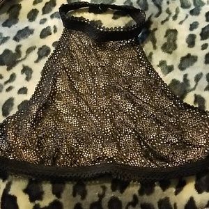 Lace High Neck Bralette