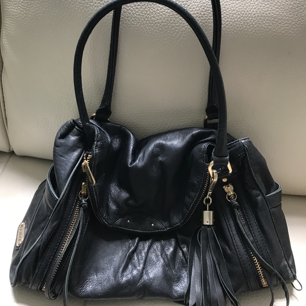 Botkier leather bag with tassels