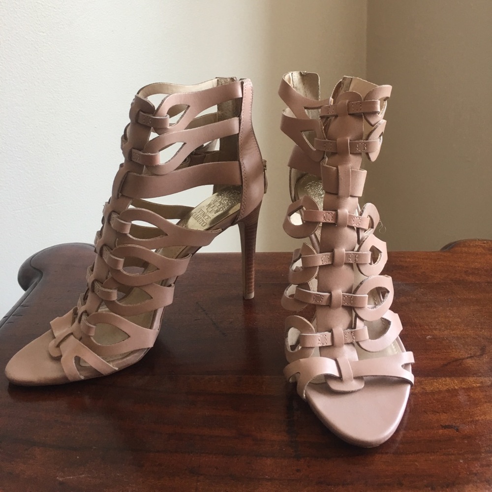 Vince Camuto gladiator stilettos