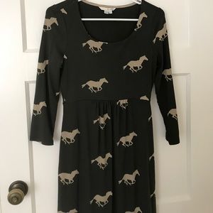 Boden tunic dress size small horses