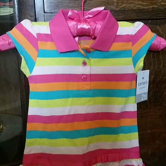 NWT Carter's Striped Dress 2T - Picture 2 of 3
