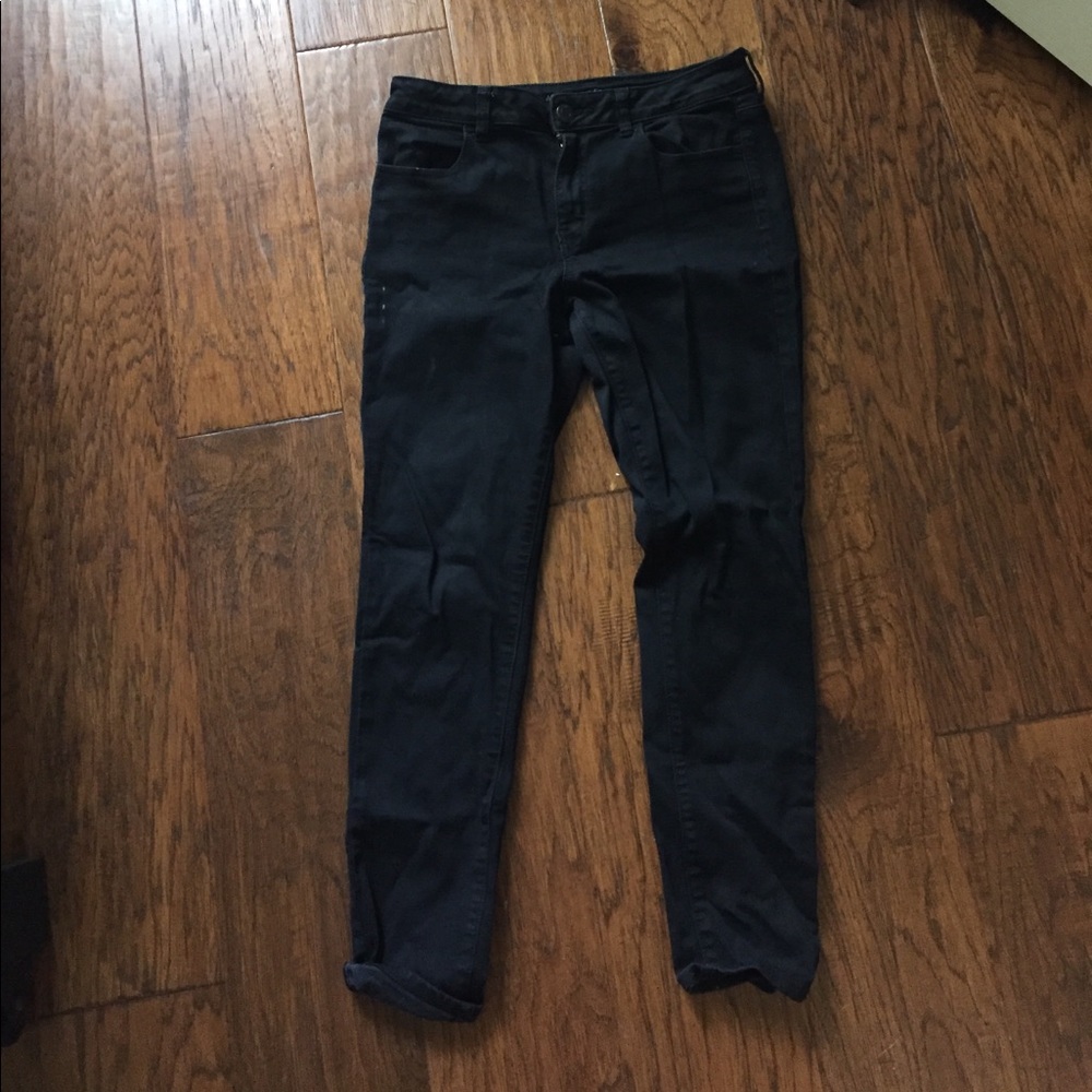 American Eagle black high rise jeggings
