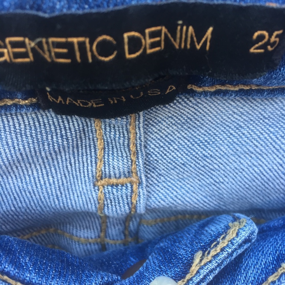 GENETIC DENIM JEANS LIAM STRAIGHT LEG SZ 25 - Picture 3 of 3