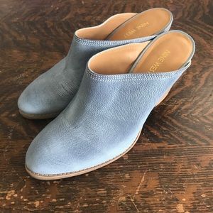 Light Blue Nine West Mules/Clogs