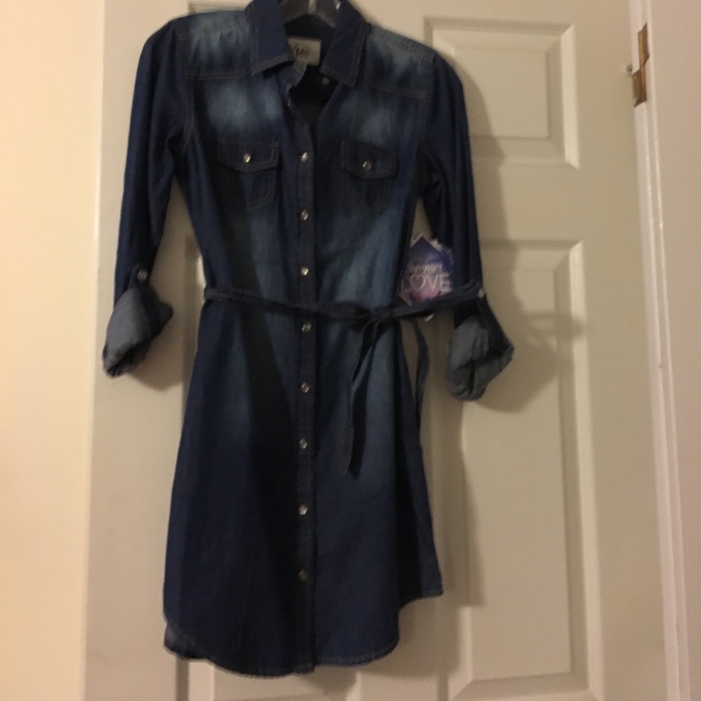 Denim dress