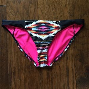 Xhilaration swim suit bottoms with Aztec print