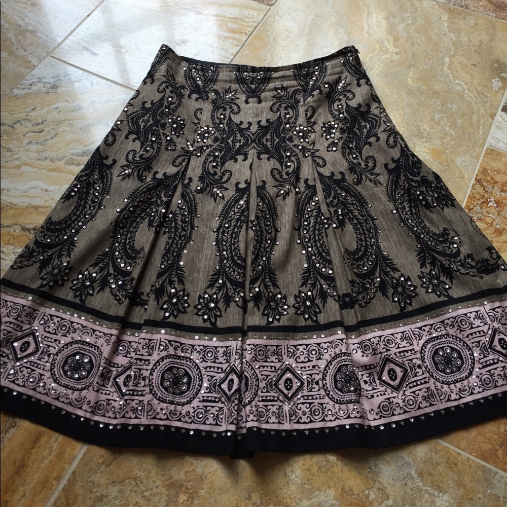 Muse taupe black & pastel pink w/matching sequins