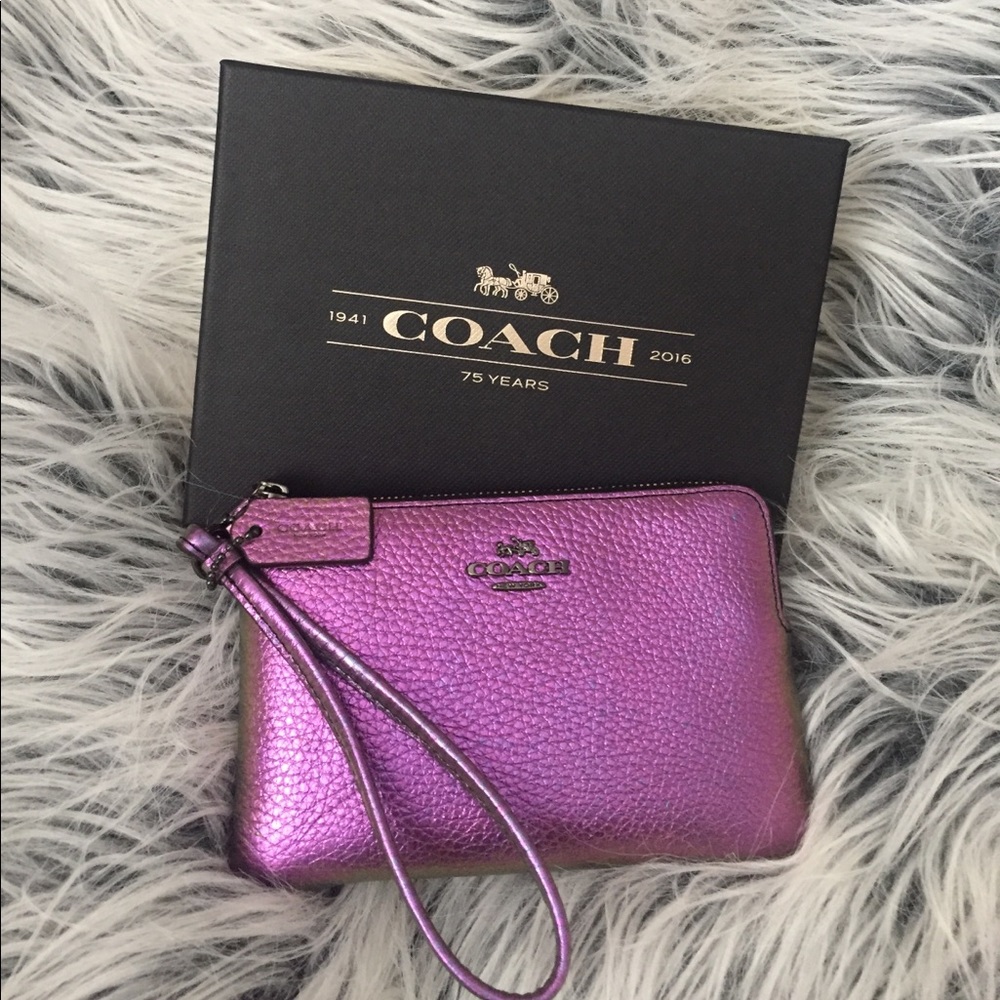 Coach Hologram Wristlet