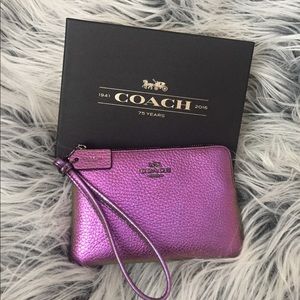 Coach Hologram Wristlet