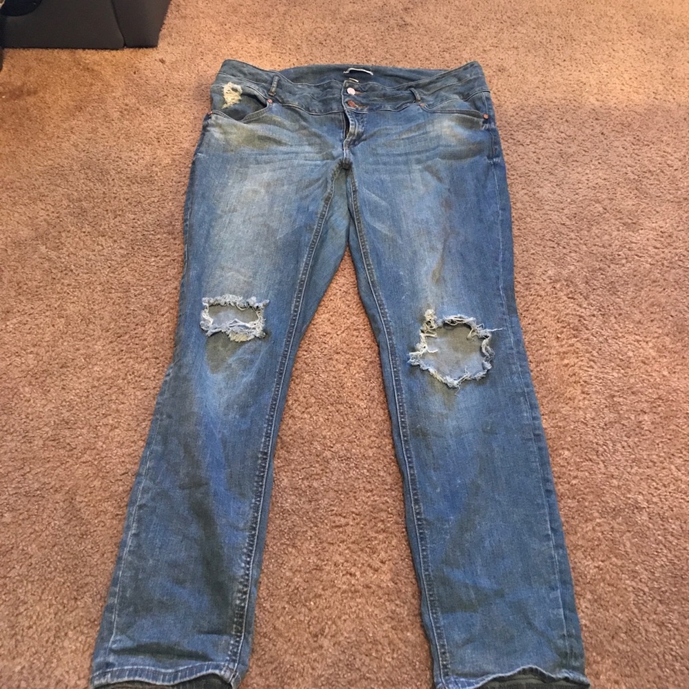 Plus size skinny jeans