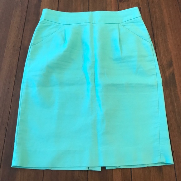 J. Crew Dresses & Skirts - J.Crew Mint Pencil Skirt