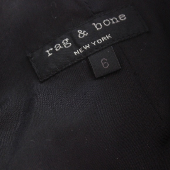 Rag & Bone Dalmeny 100% Silk Feather Print Dress - Picture 7 of 8