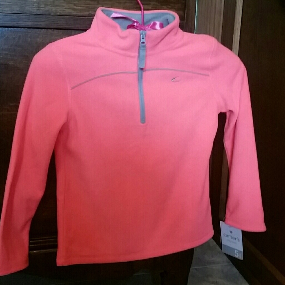 NWT Carter's Size 5 Fleece Zip Shirt