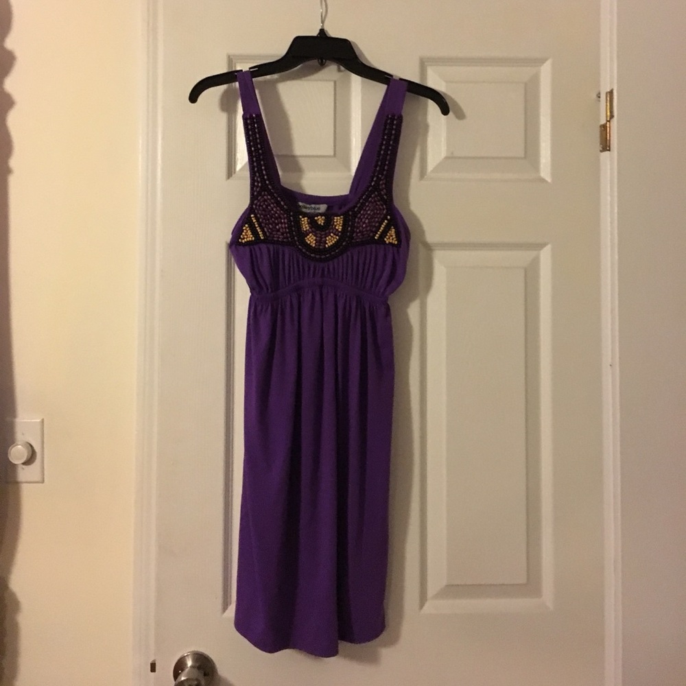 Purple dress