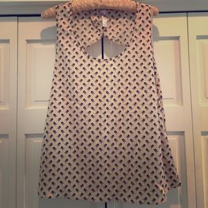 Sleeveless Skull Blouse