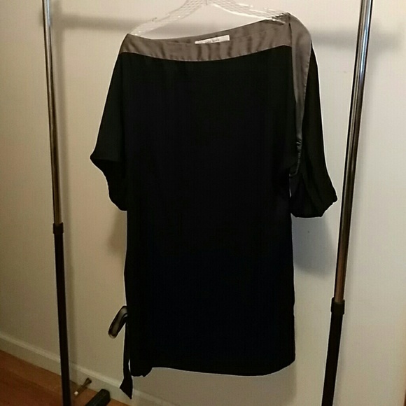 Zara Dresses & Skirts - Black Satin Dress