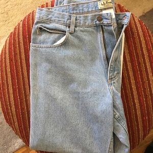 LL Bean Blue Jeans
