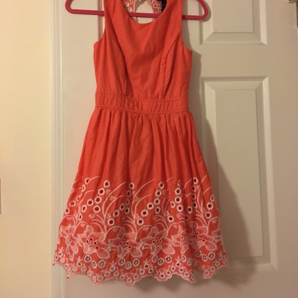 Orange dress