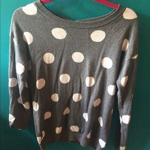 Polka dot sweater