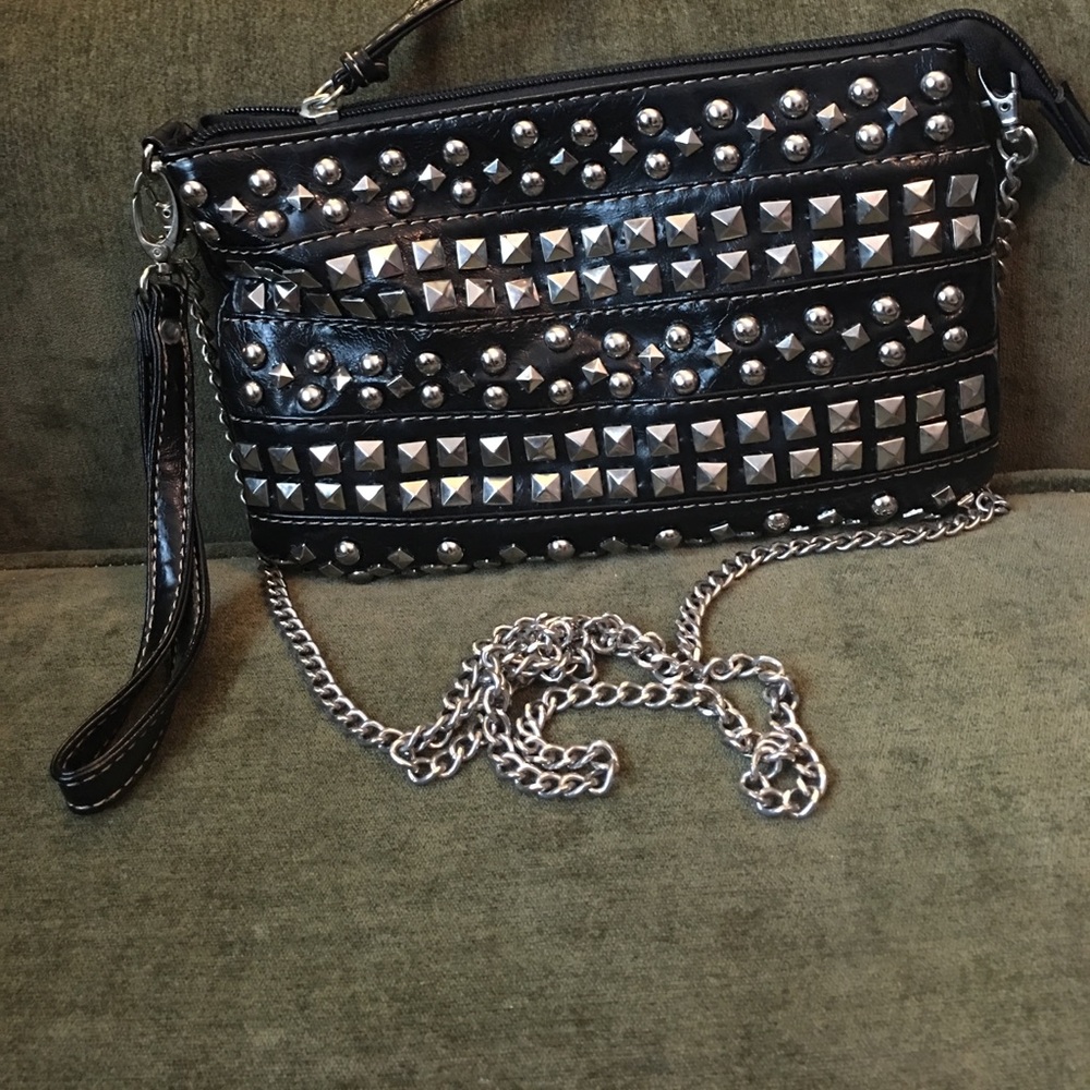 Black Studded Purse