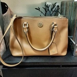 Authentic Tory Burch Robinson Mini Double Zip