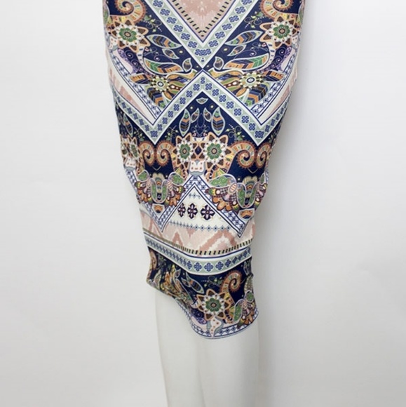 Printed Pattern Pencil Skirt - Picture 2 of 2