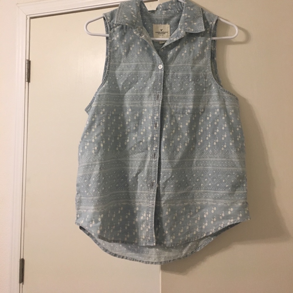 American eagle jean tank