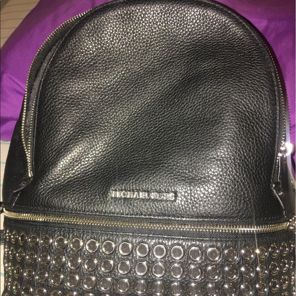 Medium michael kors Grommet black backpack main image 4
