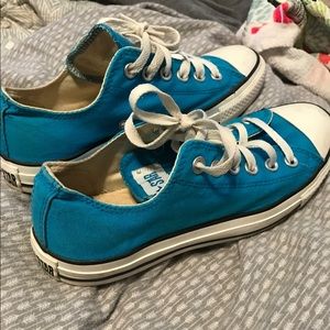 Blue Converses Women's Size 8 Men's Size 6