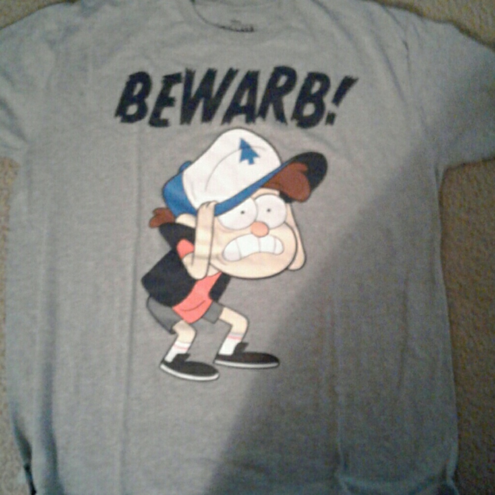 Gravity falls bewarb grey t-shirt size: XL
