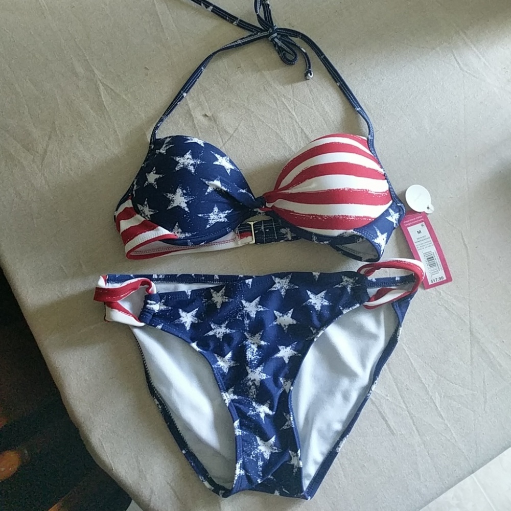 American flag bathing suit!