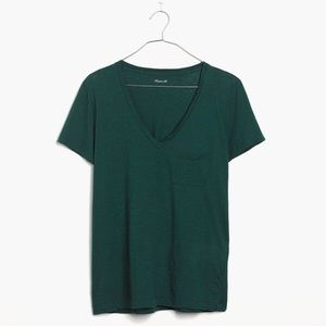 Madewell Slub V neck Tee