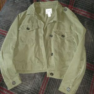 Camo-green jacket