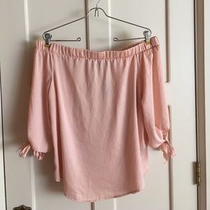 Off the shoulder blouse