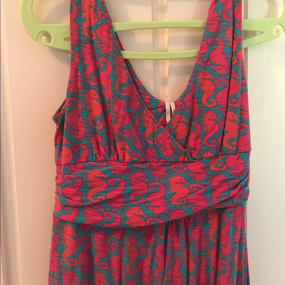 Lilly Pulitzer seahorse maxi medium