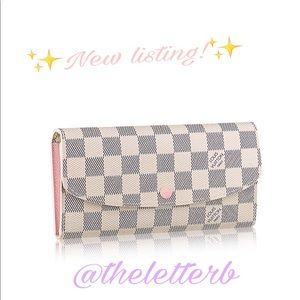 Louis Vuitton Damier Azur Emelie Wallet