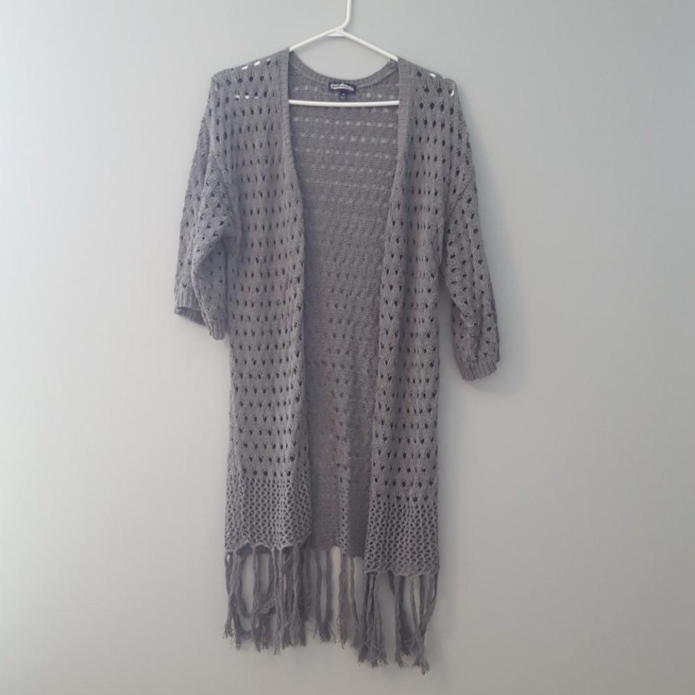 WORE ONCE! Grey Cardigan