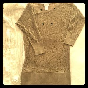 Cache Gold Legging Sweater Size XS