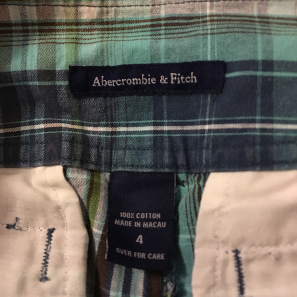 Abercrombie plaid shorts