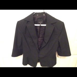 Black short sleeve jacket