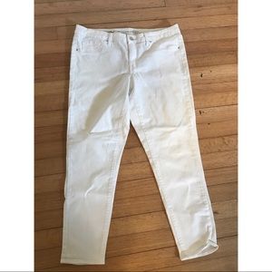 Mossimo White Denim Crop Legging