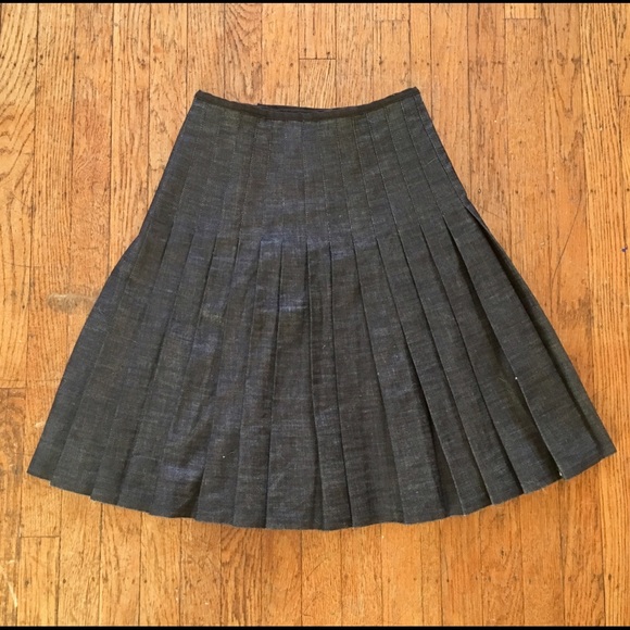 JW Anderson x Topshop long denim pleated skirt - Picture 3 of 3