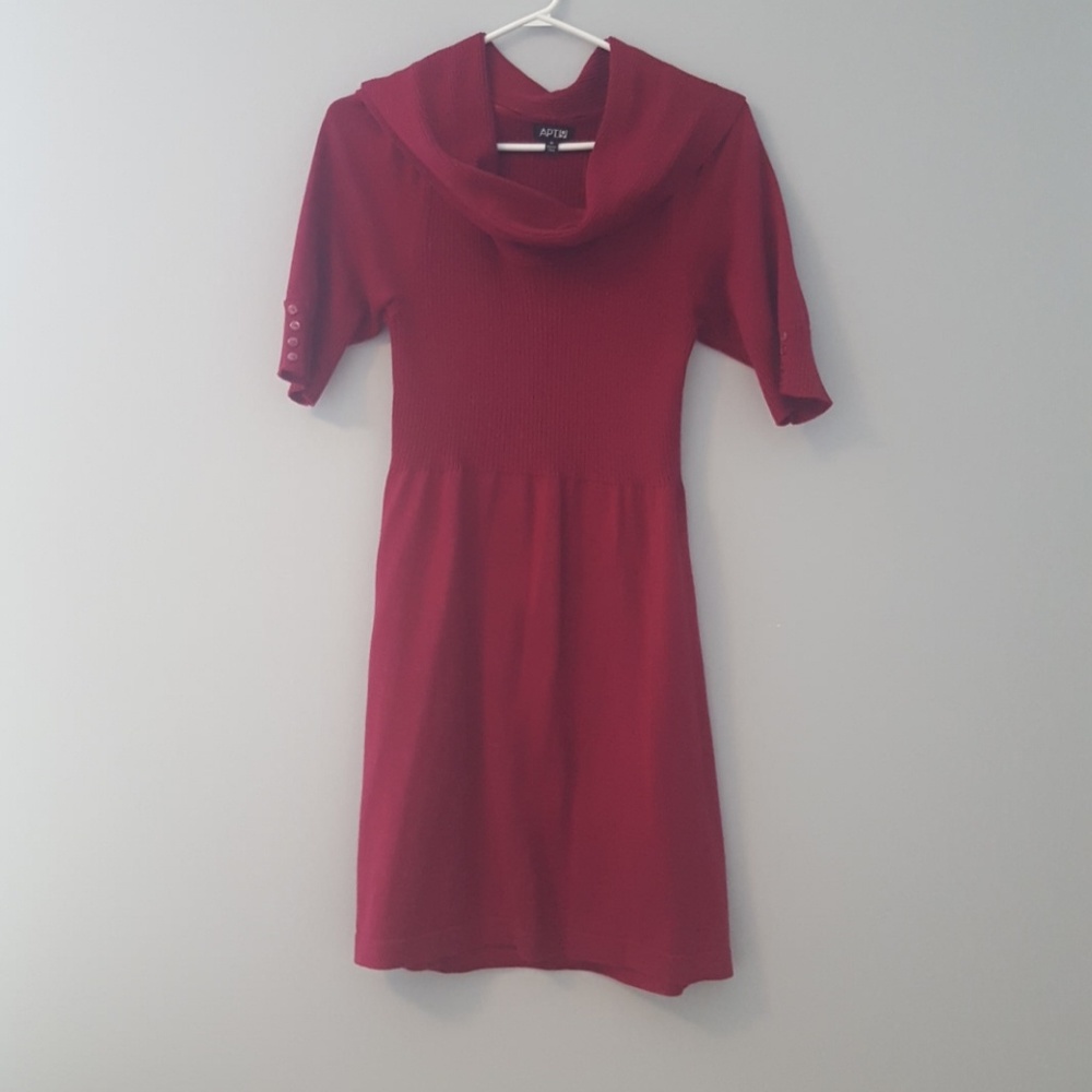 LIKE NEW! APT 9 dark fuschia dress