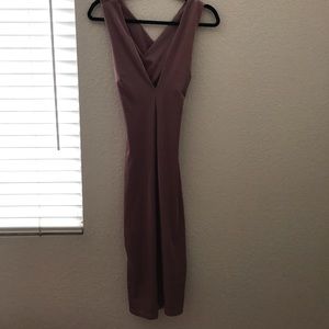 Nasty Gal Blush Bodycon Midi Dress Brand New!